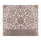 Tête de lit en bois sculpté marron 160 cm