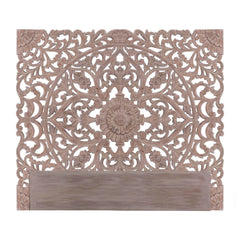 Tête de lit en bois sculpté Serena 160cm Bois Marron