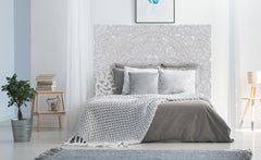 Tête de lit en bois sculpté Serena 180cm Bois Blanc