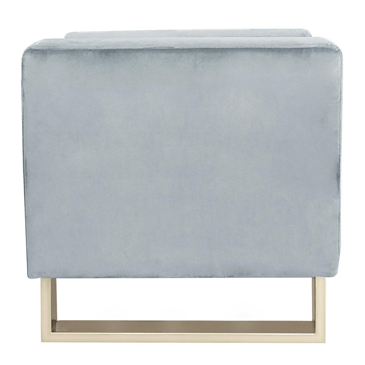 Banquette capitonnée Shell Velours Argent