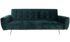Canapé convertible scandinave Slovénie Velours Vert