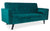 Canapé-lit convertible scandinave en velours vert