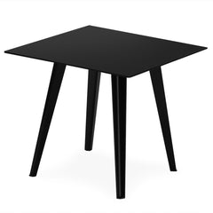 Table d'appoint carrée 40cm Métal Arnara Noir