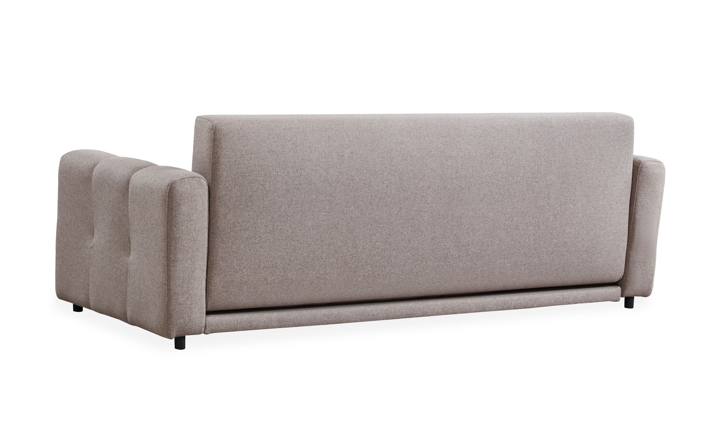 Canapé 3 places convertible Stylian Tissu Taupe