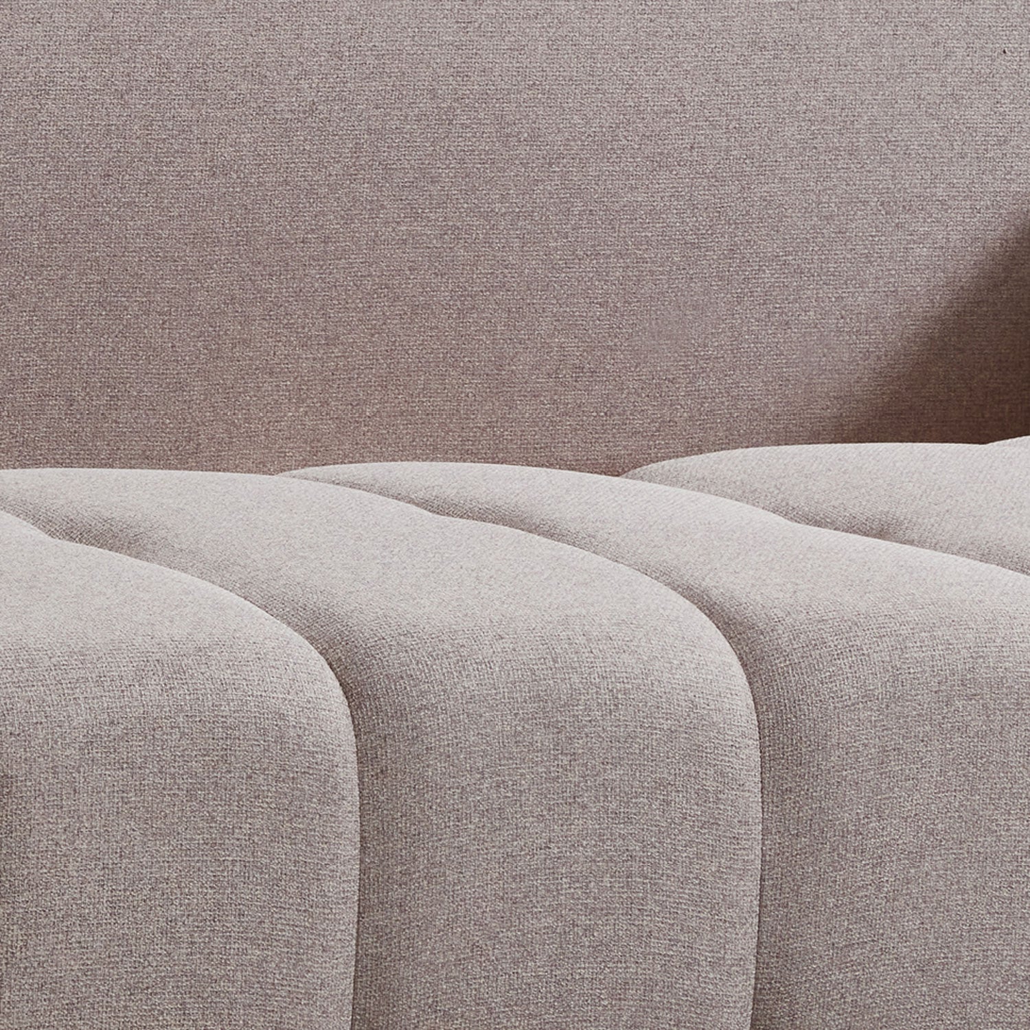 Canapé 3 places convertible Stylian Tissu Taupe