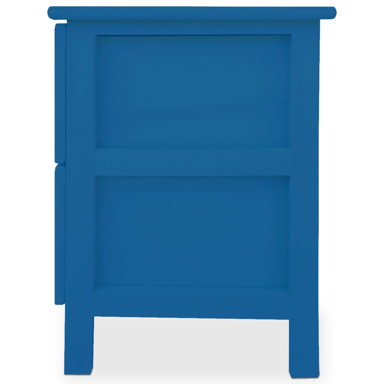 Table de chevet sculptée style marocain Chevignon L36cm Bois Bleu