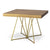 Table extensible Neila en chêne clair avec pieds en métal