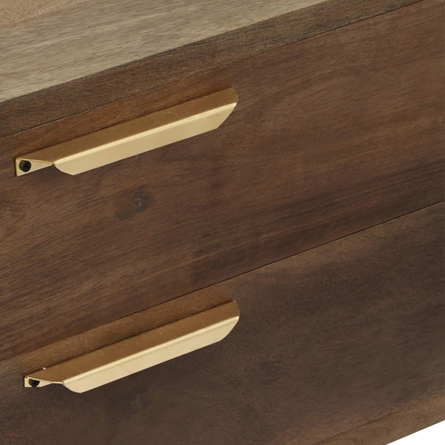 Tables basse Firmin Bois et Métal Or