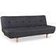 Canapé convertible scandinave Urban gris foncé