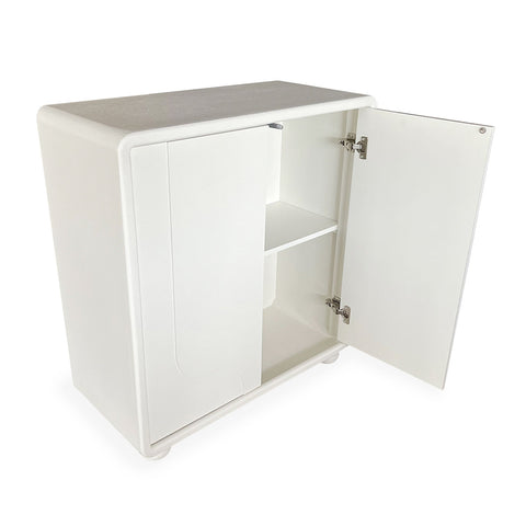 Buffet armoire de rangement design Valone L80cm Blanc