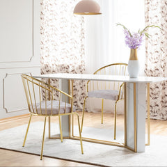 Lot de 2 fauteuils Baban en velours taupe