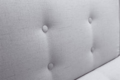 Canapé convertible scandinave Yazu Gris Clair