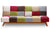 Canapé clic-clac scandinave multicolore convertible