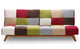 Canapé clic-clac scandinave multicolore convertible