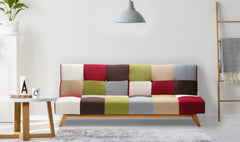 Canapé convertible scandinave Yazu Multicolore