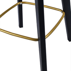 Tabouret de bar Yokori en cannage et Bambou Noir