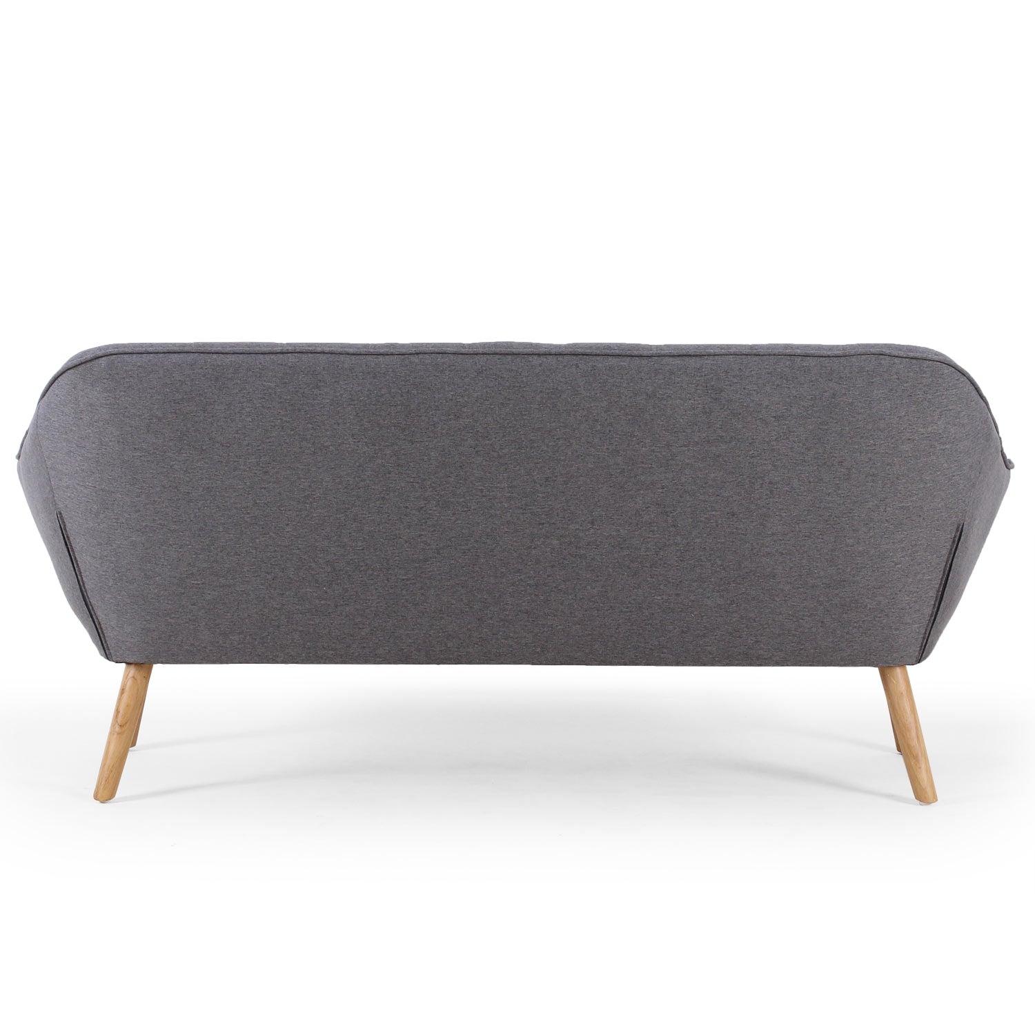 Canapé 3 places Scandinave Zentao Tissu Gris Clair