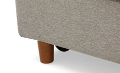Banquette convertible 2 places Billin tissu beige