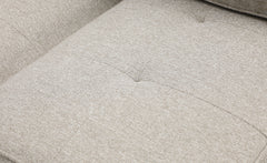 Banquette convertible 2 places Billin tissu beige