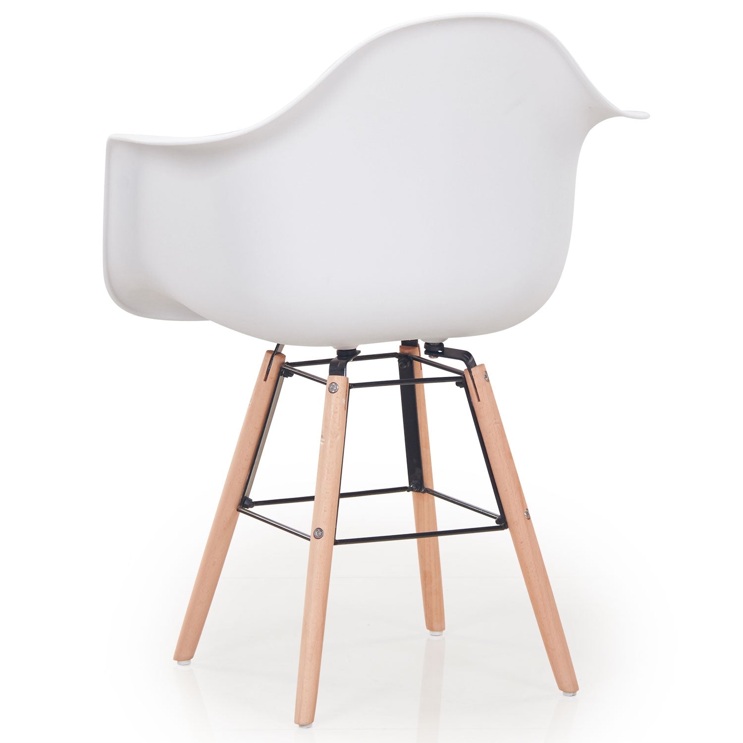 Lot de 4 chaises scandinaves Ralf Blanc