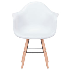 Lot de 4 chaises scandinaves Ralf Blanc
