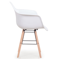 Lot de 4 chaises scandinaves Ralf Blanc