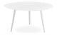 Table basse ronde en métal blanc magnétique 90cm