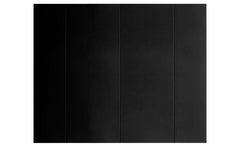 Table console extensible 200cm moulures orientales Nassau Morocco Noir mat
