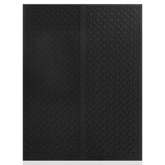 Table console extensible 200cm moulures orientales Nassau Morocco Noir mat