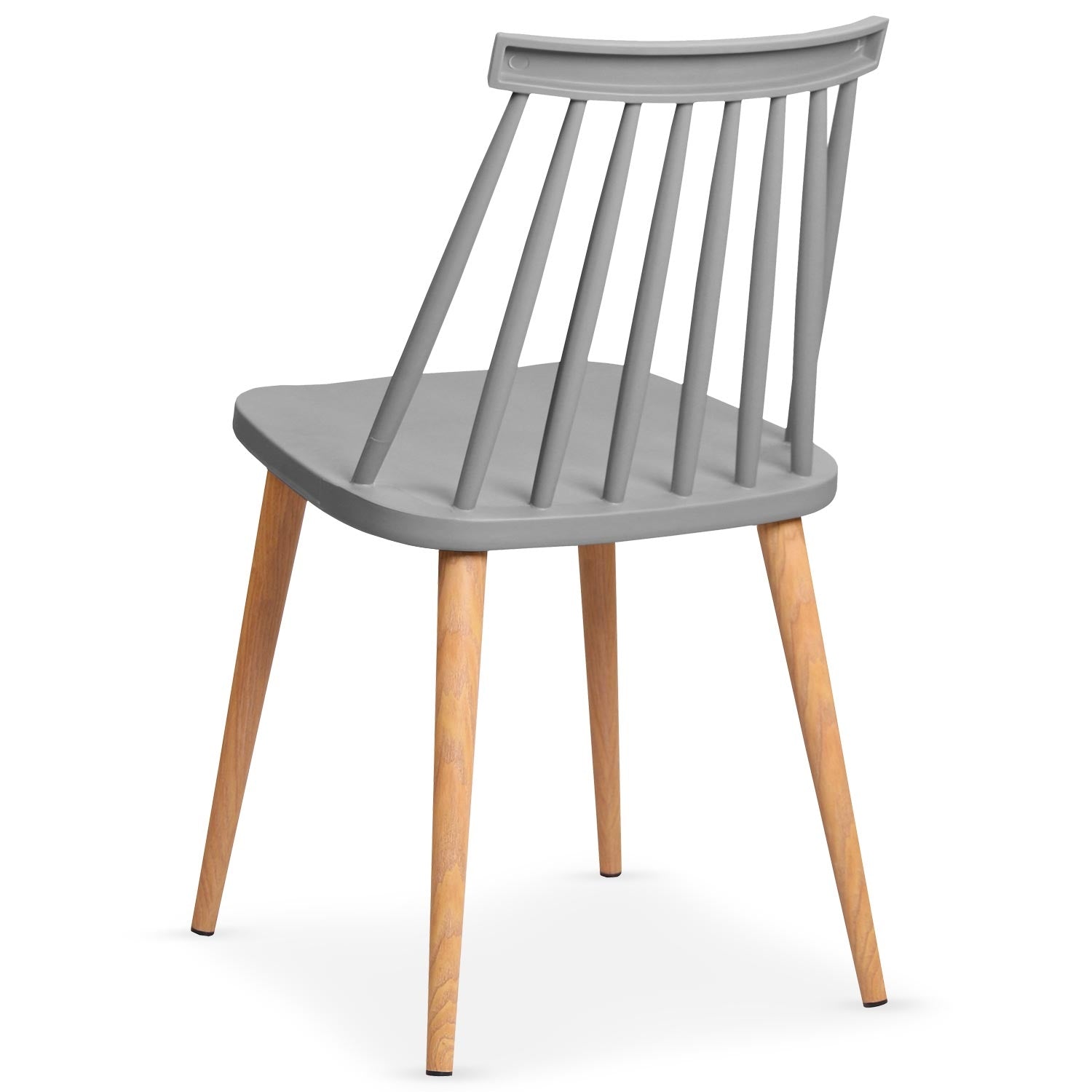 Lot de 2 chaises scandinaves Trouville Gris