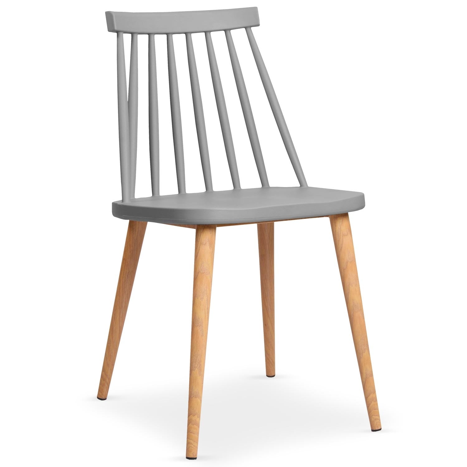 Lot de 2 chaises scandinaves Trouville Gris